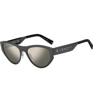 Givenchy very elegant black / silver mirror sunglasses